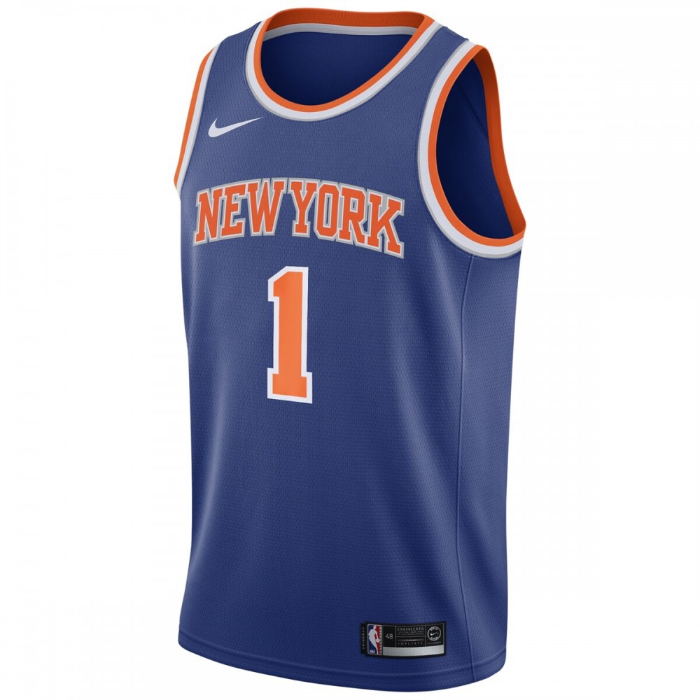 Obi Toppin New York Knicks 2020 NBA Draft First Round Pick Swingman Jersey Royal - Icon Edition-Pro Kit Vault | Brand New 26/27 Sports Jerseys